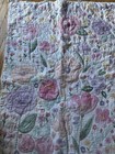 Pottery Barn Kids Crib Toddler Bed Quilt Garden Pastel Floral