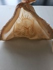Vintage 1940s Satin Baby Bonnet With Gathered Ribbon Design