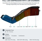 New Professional Sequential Air Compression Therapy System Foot And Leg Recovery