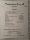 September 1925 The Antique Journal Volume 1 Number 1