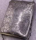 Antique 1916 Webster Sterling Art Nouveau Silver Compact Coin Purse