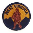 Vtg Nos West Virginia Mountaineer Patch