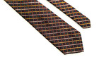 Paul Stuart Silk Tie Burgundy Green Yellow Geometric Diamond Vintage Men s Tie