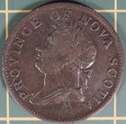 1832 Nova Scotia Half Penny Token  Ns-1d3