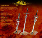 Kit Rae Complete Miniature Fantasy Sword Set  Isis Dagger  Elexorien  Kilgorin
