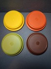 Vintage Tupperware Set Of 4 Harvest Bowls And Lids