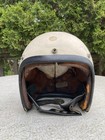 60s Agv Valenza Motorcycle Helmet White Vintage Made In Italy