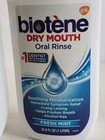2 Biotene Moisturizing Dry Mouth Oral Rinse Mouthwash  Fresh Mint  33 8 Oz Each