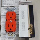  lot Of 18  Leviton 5262-ig Duplex Outlet Receptacle 15a 125v 2 Pole 3 Wire