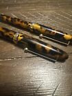     sailor Japan 1911 Magellan Tortoise Shell Rollerball And Fountain Pen Set    