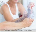 Large Spinal Plastic Goniometer Protractor Ruler 360 Degree 12 Inch