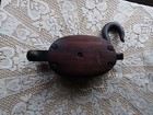 Antique Single Wood Block Pulley - Union Hardware - Torrington Conn 