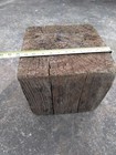 Vintage Aged Timber Piece - 12  X 12  X 11 