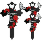 3pcs Cemetery Decorations For Grave  Grave Decorations For Cross-a 3pcs