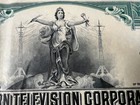 5  ea  1933 Stock Certificates For Western Television Corp   Early Tv Pioneers