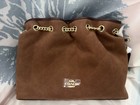 Coach Ccz80 Classic Brown Suede Chain Shoulder Bag bucket Bag 34 25 11cm New