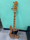 Fender Squire Classic Vibe Jazz Bass 4 String Electric Guitar - Natural