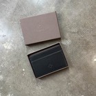 New Patek Philippe Leather Card Holder Wallet Black Authorized Dealer Gift 