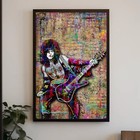 Paul Stanley Of Kiss 16x20in Poster   Kiss Paul Tribute Art  Free Shipping Us