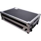 Prox Flight-style Road Case-ddj-flx10 Dj W laptop Shelf 1u Rack Space wheels