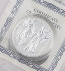 2019 Allegories Germania   Columbia 1 Oz  999 Silver Coin Capsule Coa - 1893b