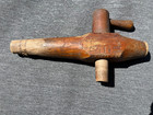Vtg Faucet   Spigot Co  Saginaw Michigan Wooden Spigot No  1 Barrel Keg Tap 1905