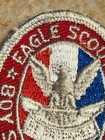 Vintage 1960s Boy Scouts Of America Bsa Eagle Scout Rank Patch Type 1 Cut Cloth