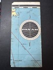 Flight Map 1950 Vintage Pan American Airways New York - Caribbean Flight Map