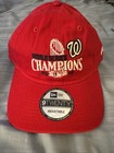 Washington Nationals 2019 World Series Champions Adjustable Strap Back Hat New 