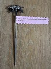 Vintage 1930   s French Silver Plated Meat Or Game Pie Marker