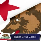 3x5 Ft Polyester California State Flag Republic Ca Usa Grommets Bear America
