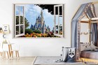 Disney Castle 3d Window Decal Wall Sticker Home Decor Art Mural Kids