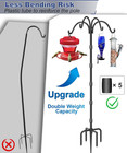 Upgrade 4-hook Shepherds Hooks For Outdoor With Plastic Tube  92  Heavy Duty Bir