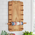 The Pioneer Woman Keepsake Floral 17 7  Ceramic Rolling Pin With Holder