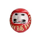 Japanese 3 5 h White Lucky Daruma Doll Wish Making Good Luck Fortune Japan Made