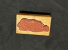 Vtg All Night Media Inc Rubber Stamp 2 7 8    Tiger In Motion Black