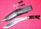 Napal Kukri Knife Nepalese Gurka Military Army Curved Fighting W  Karda Chakmak