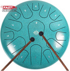 Rain Drum For Outside Garden steel Tongue Drum 12 Inches 15 Notes Musical Instru