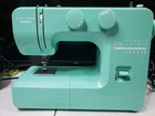 Janome New Home Model 311a Turquoise Sewing Machine With Foot Pedal Working