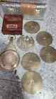 8  Antique Brass English Calendar  Astrological Calendar Globe English Astrolabe