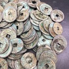 50pcs Old Chinese China Dynasty Bronze Coin Ancient Currency Monetary Cash Coin