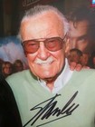 Stan Lee Marvel Signed 8x10 Photo W  Robert Downey Jr Coa W  Matching Sticker 
