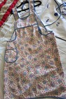Lot Of 2 Vtg Full Aprons  Cotton 40s 50s Pre-loved