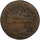 1786 Vermont Landscape Copper Vermontensium Rr-6 Pcgs Vf20 Cert  85118680