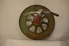 Vintage Cast Metal Gold Label Lawn Sprinkler Free Spinning Usa