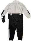 New Nike Infant Boys 2 Piece Jogging Set tracksuit  white  Black  Size 18 Months