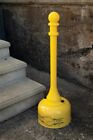 Eagle1202galvanized Steel Poly Tube Cigarette Butt Receptacle 2-1 2gal 35 h 11 d