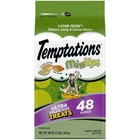 2 Pack Temptations Mixups Catnip Fever Flavor Treats For Cats  48 Oz Tub