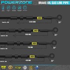 Motorcycle Dirt Bike Braided Steel Hydraulic Brake Line Clutch Oil Hose Tube New