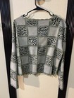 S m h Vintage Women   s M Leopard Print Patchwork Leather Jacket